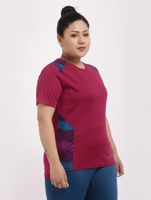 women's front print round neck t-shirt - 18043533 - Very Small Image - 1