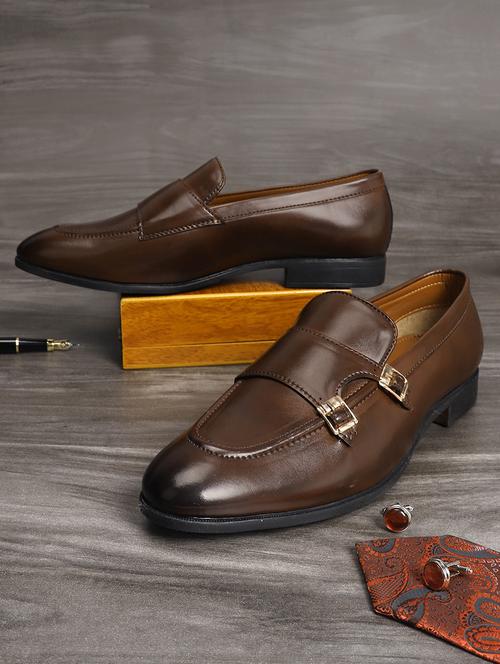  brown luxury leather loafer moccasins - 18043568 - Very Small Image - 1