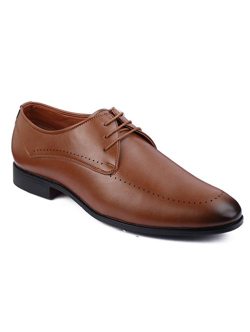 tan lace up formal shoe - 18044277 - Very Small Image - 1