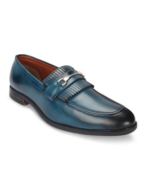 leather slip on loafers - 18044304 - Very Small Image - 1