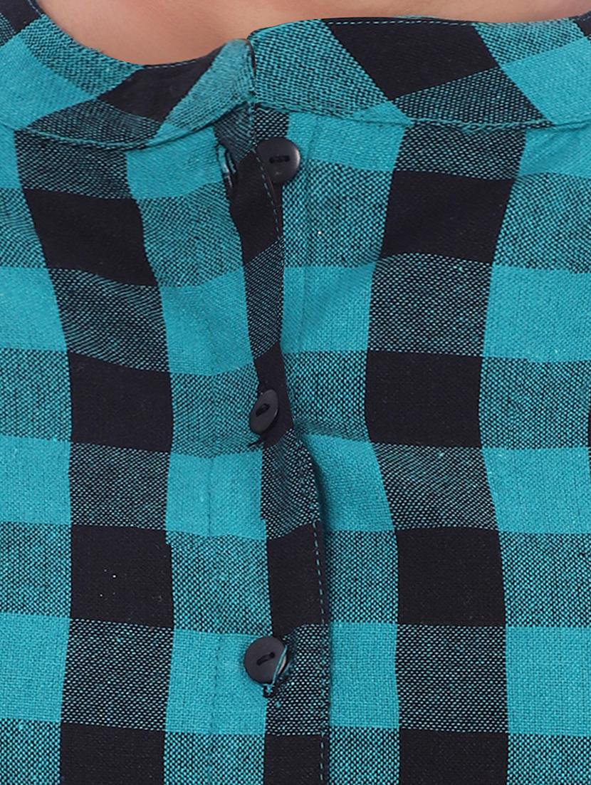 women's a line mandarin neck top - 18045655 - Standard Image - 4
