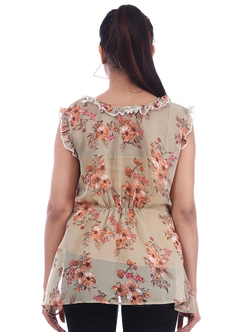 women's asymmetric mock neck top - 18045664 - Standard Image - 2