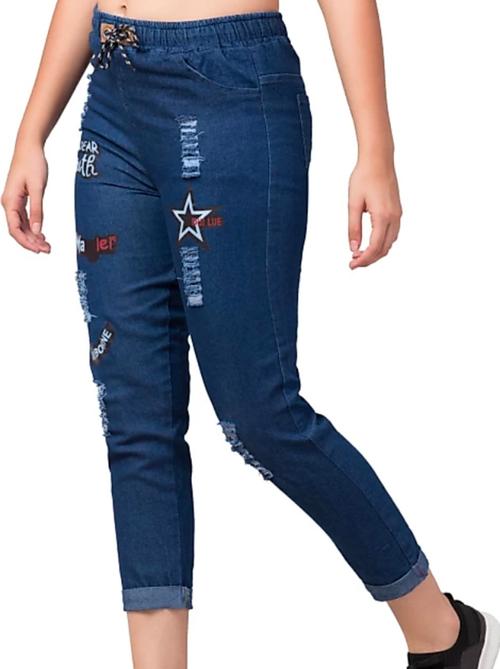 navy blue linen jeans - 18046870 - Very Small Image - 1