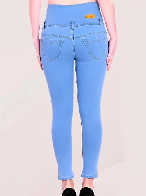 navy blue cotton jeans - 18046873 - Very Small Image - 1