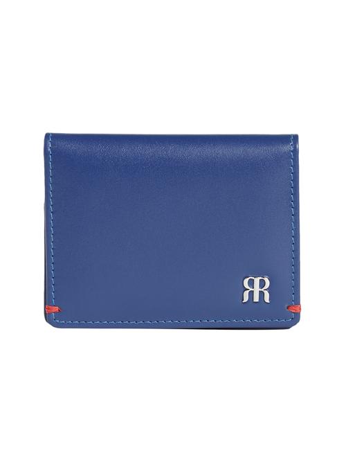 blue leather card holder - 18047973 - Very Small Image - 1
