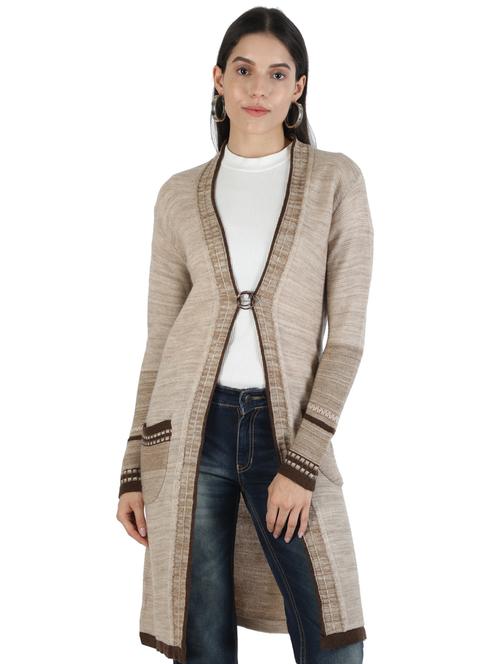 long sleeved printed cardigan - 18048375 - Very Small Image - 1