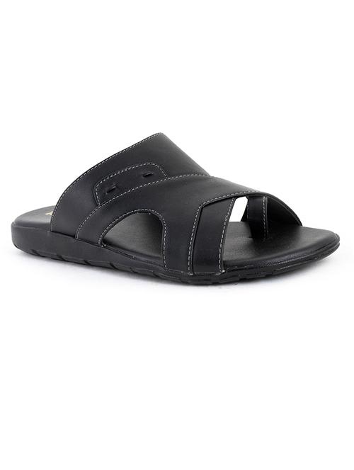 black synthetic & mesh slip on slippers - 18048587 - Very Small Image - 1