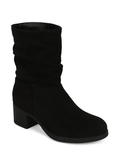 black faux leather ankle  boots - 18049899 - Very Small Image - 1