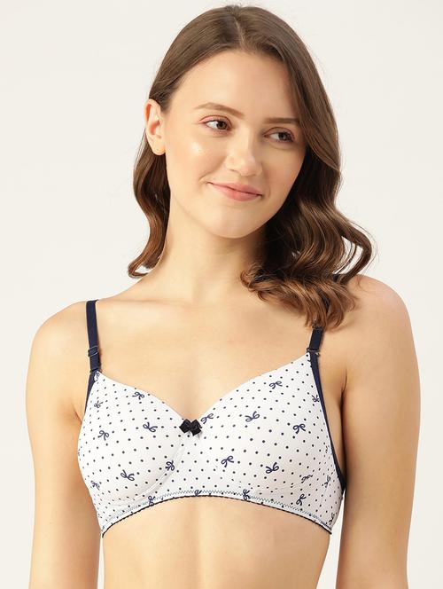 detachable strap printed  t-shirt bra - 18050734 - Very Small Image - 1