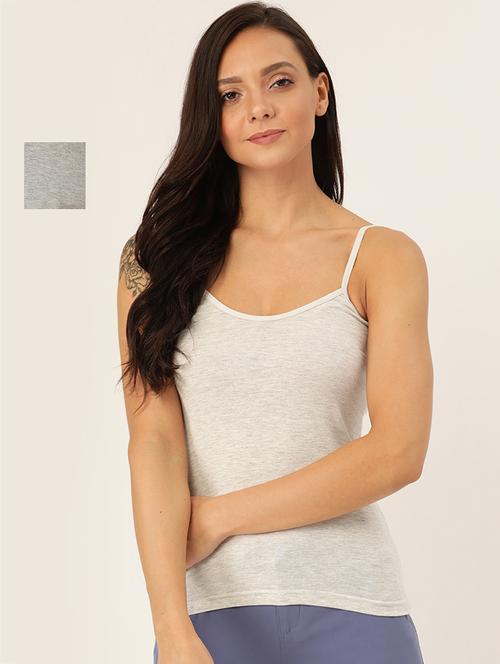 set of 2 solid camisole - 18050911 - Very Small Image - 1