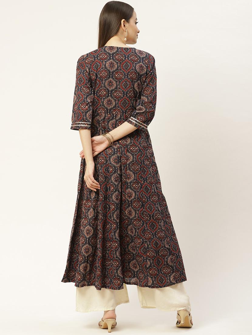 women's flared kurta - 18055174 - Standard Image - 2