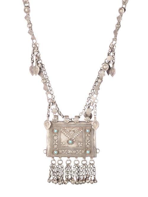 silver statement necklace - 18058467 - Very Small Image - 1