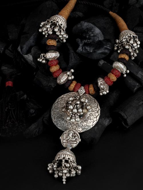 silver statement necklace - 18058477 - Very Small Image - 1