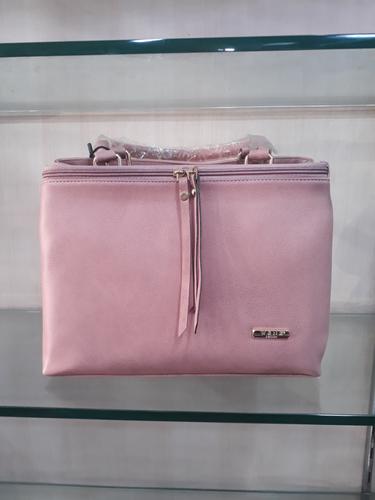 leatherette (pu) pink hand bag  - 18058613 - Very Small Image - 1