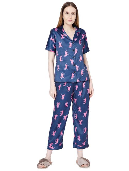 printed nightwear pyjama set - 18059962 - Very Small Image - 1