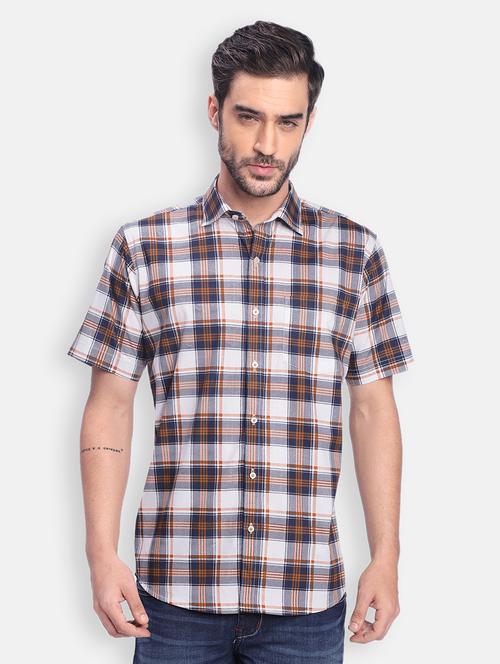 mens checks casual shirt - 18060210 - Very Small Image - 1