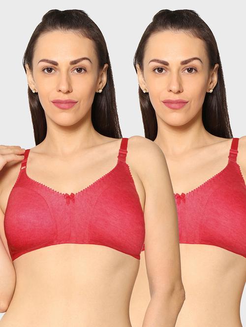 set of 2 solid regular bra - 18061281 - Very Small Image - 1
