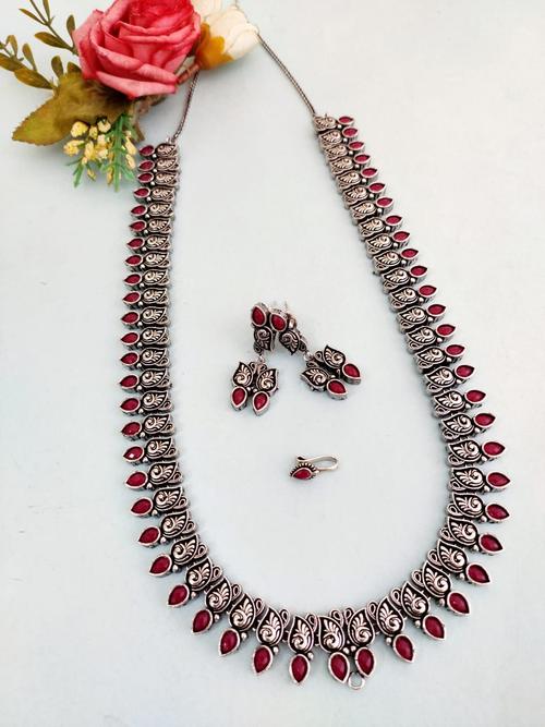 necklace set   exclusive quality oxidised german  - 18066565 - Very Small Image - 1