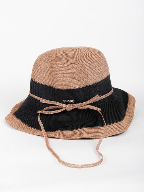 black and brown colored bucket hat - 18066929 - Very Small Image - 1