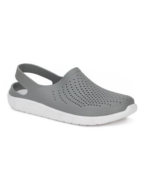 grey pvc slip on slippers - 18067750 - Very Small Image - 1