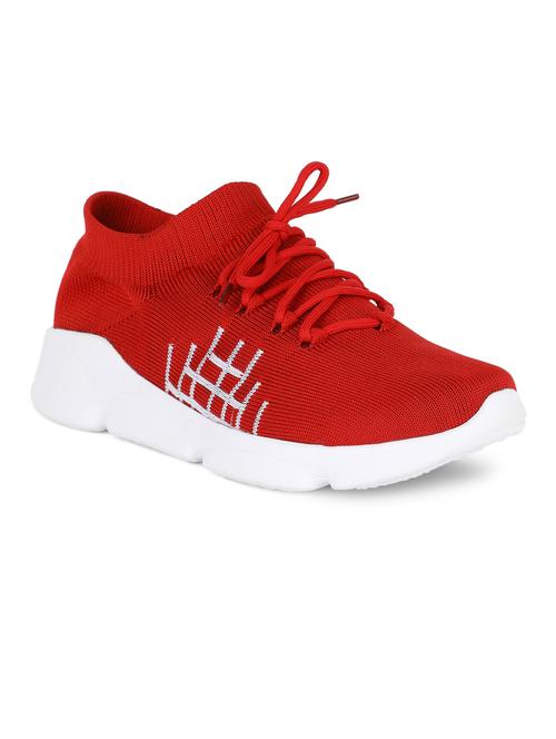 red lace up sport shoe - 18067751 - Very Small Image - 1