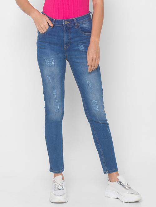 light blue cotton jean - 18068184 - Very Small Image - 1