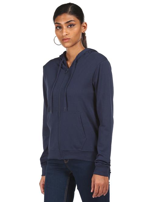 navy blue cotton sweatshirt - 18069506 - Very Small Image - 1