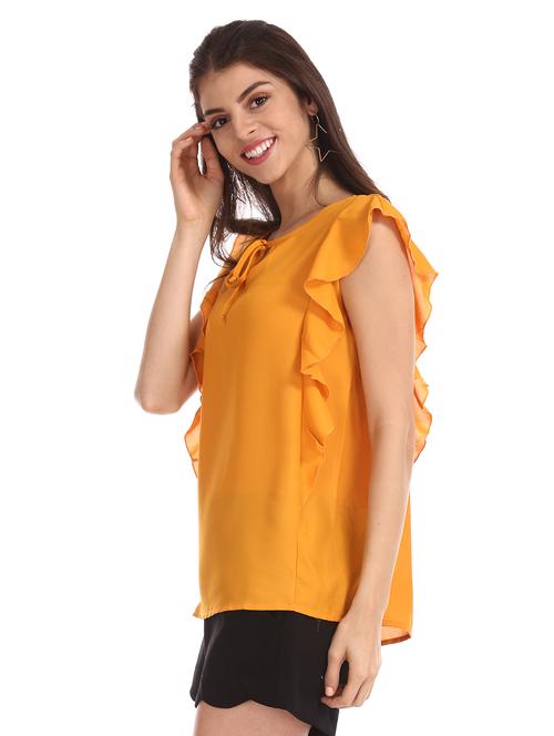 yellow polyester regular top - 18069563 - Very Small Image - 1