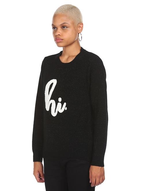 black acrylic cardigan - 18070353 - Very Small Image - 1