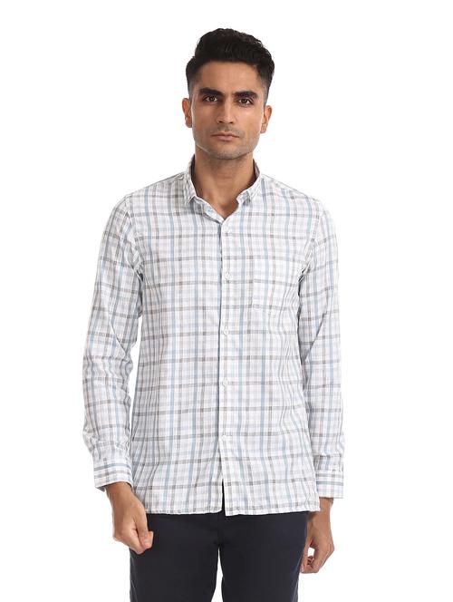 white striped formal shirt - 18070767 - Very Small Image - 1