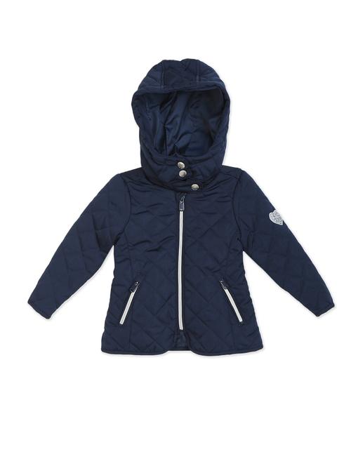 hooded neck quilted jacket  - 18073995 - Very Small Image - 1