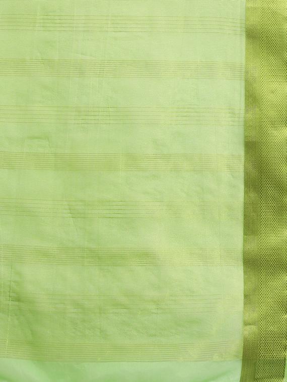women's bordered green colored saree - 18074217 - Zoom Image - 3