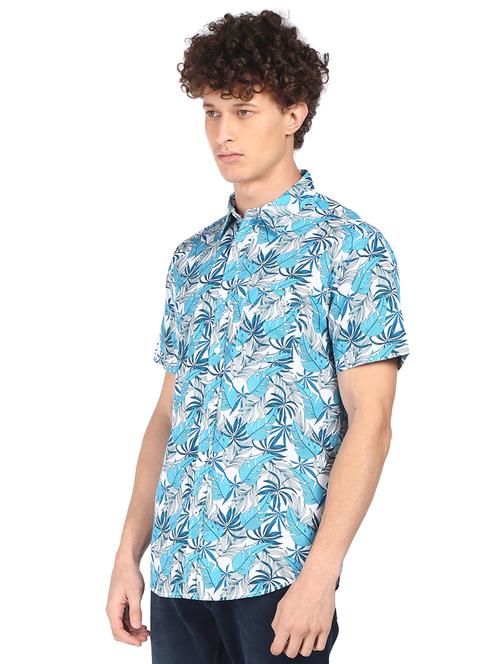 mens tropical casual shirt - 18074866 - Very Small Image - 1