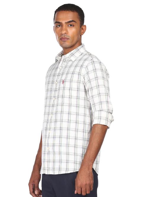 white checked casual shirt - 18075044 - Very Small Image - 1