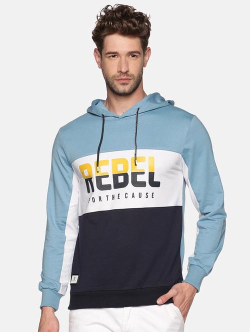 mens color block sweatshirt - 18077175 - Very Small Image - 1