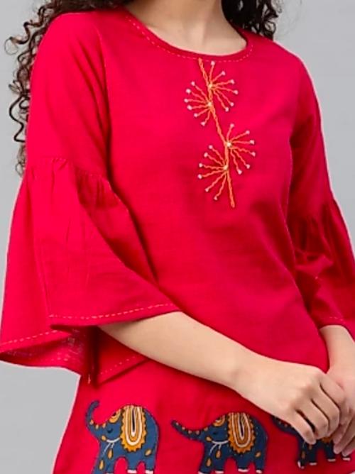 red linen top - 18078900 - Very Small Image - 1