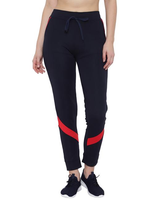 drawstring waist solid track pant - 18079497 - Very Small Image - 1