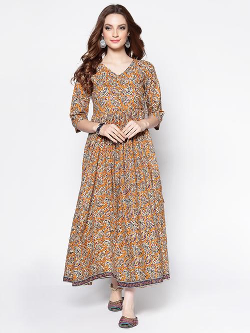women's flared kurta - 18081059 - Very Small Image - 1