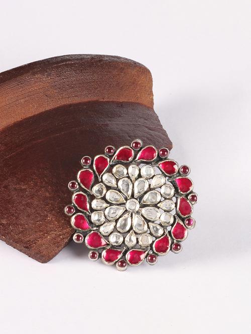 silver finger  ring - 18107246 - Very Small Image - 1