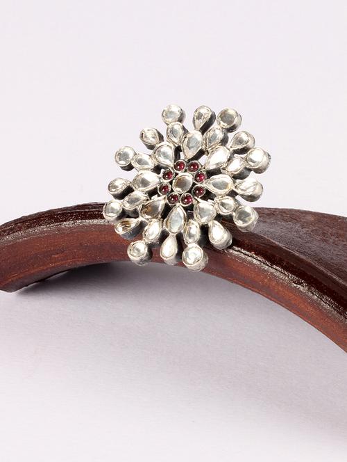 silver handcrafted ring - 18107250 - Very Small Image - 1