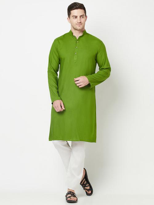 solid long kurta  - 18107432 - Very Small Image - 1