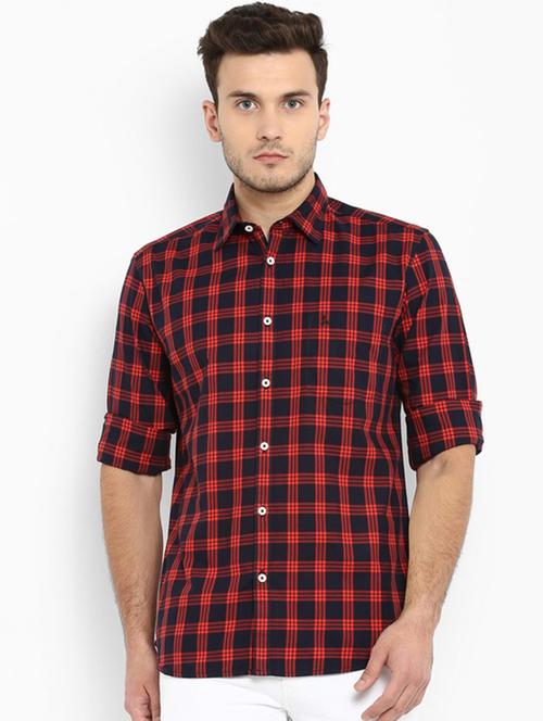 red checked casual shirt - 18108564 - Very Small Image - 1