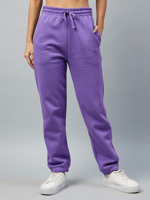 mid rise solid jogger - 18110234 - Very Small Image - 1