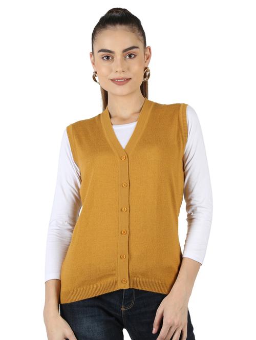 gold cotton cardigan - 18110654 - Very Small Image - 1