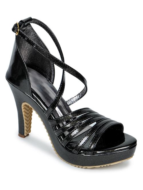 black synthetic sandals - 18111356 - Very Small Image - 1