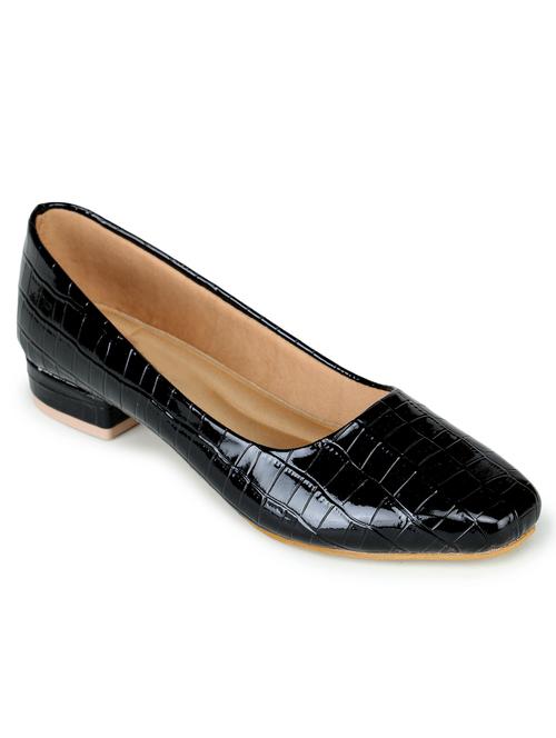 black synthetic slip on ballerina - 18111469 - Very Small Image - 1