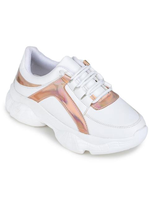 white lace-up sneaker - 18111511 - Very Small Image - 1