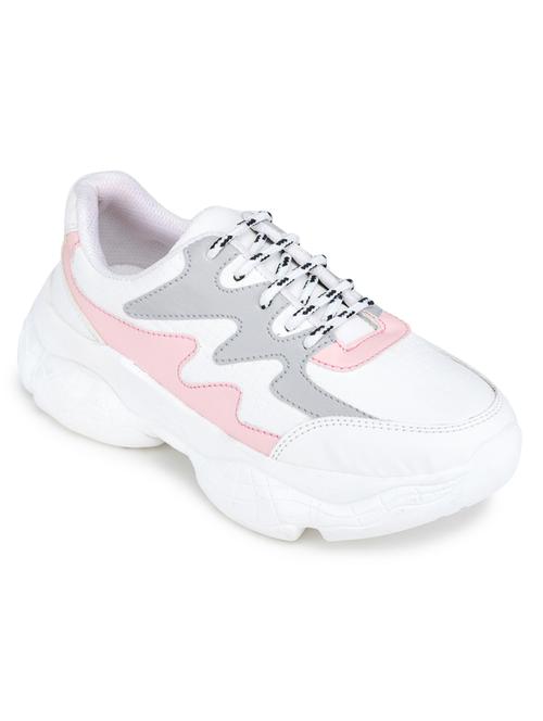 white lace-up sneaker - 18111513 - Very Small Image - 1