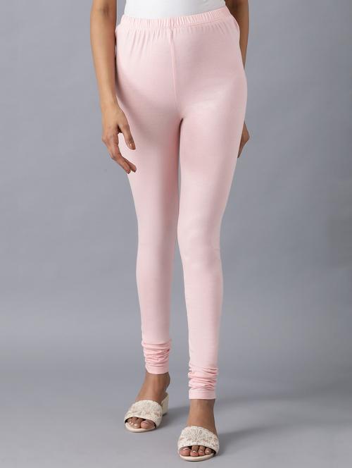 pink cotton churidar churidars & leggings - 18112110 - Very Small Image - 1