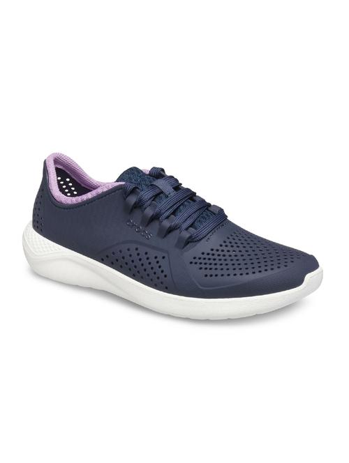 blue synthetic laceup casual shoes - 18112962 - Very Small Image - 1